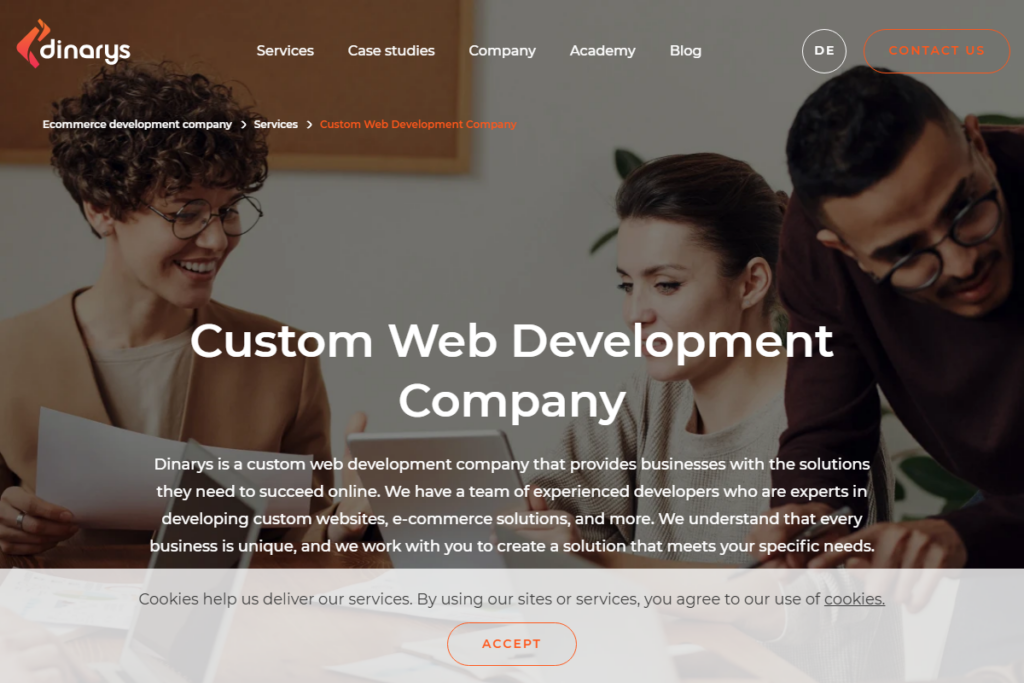 Dinarys - Web Development Company