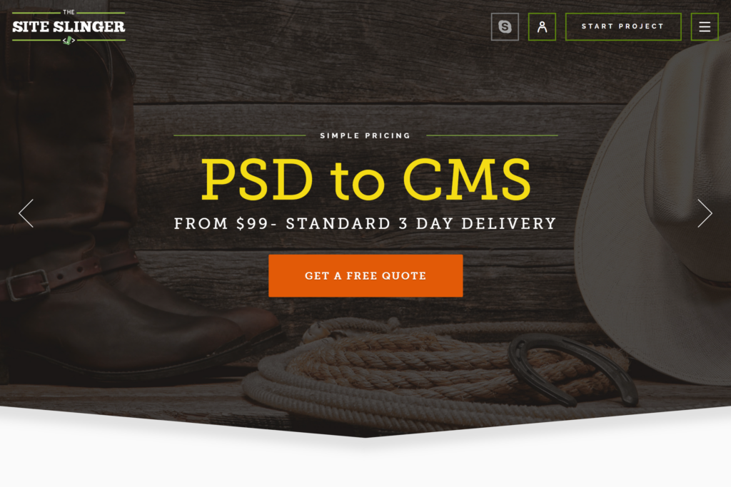 TheSiteSlinger - Design to Code Company