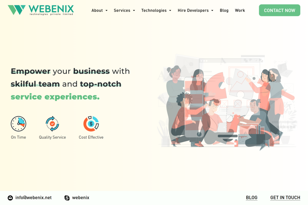 Webenix - PSD to HTML Conversion