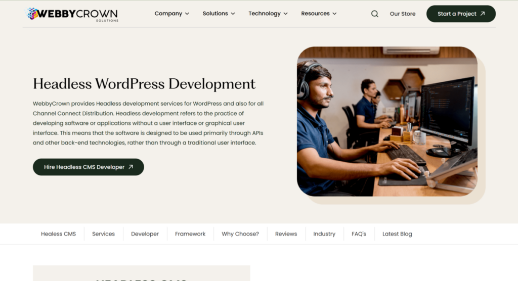 Webby Crown Solutions WordPress